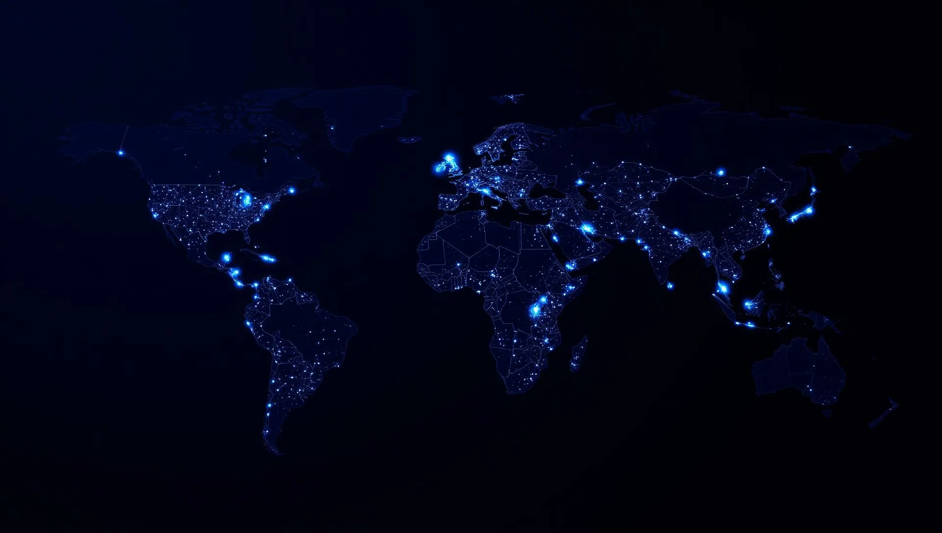 GEG global network map